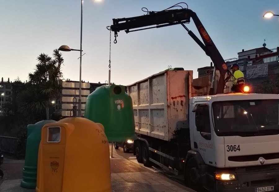 Recollida selectiva de residuos en Pontevedra (Foto: pontevedra.gal)