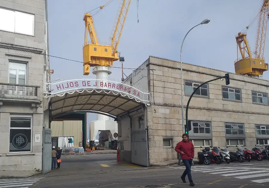 Entrada o estaleiro Hijos de J. Barreras (Europa Press).