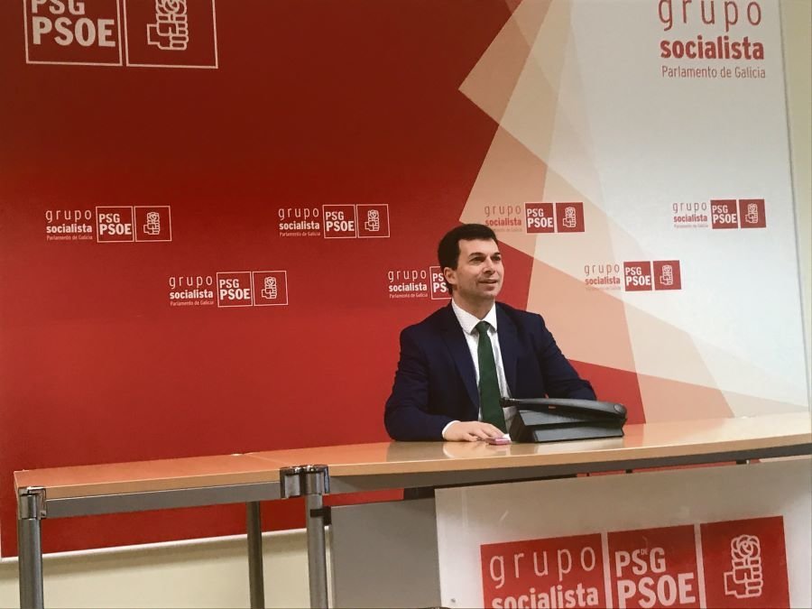 O líder da oposición na Galiza, o socialista Gozalo Caballero (Europa Press). 