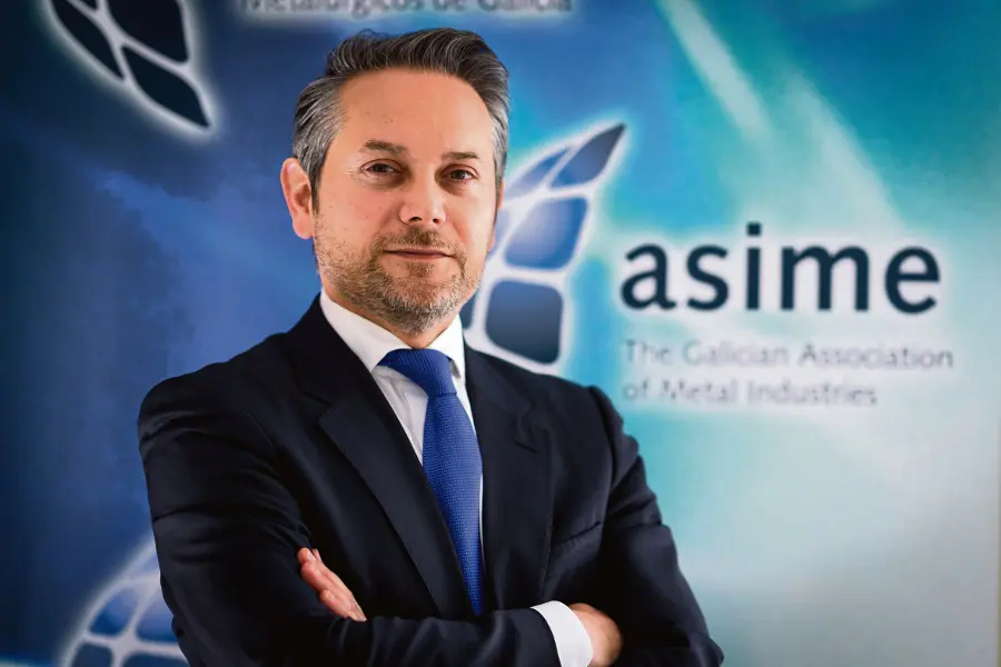 Enrique Mall&oacute;n, secretario xeral de Asime (Asime)