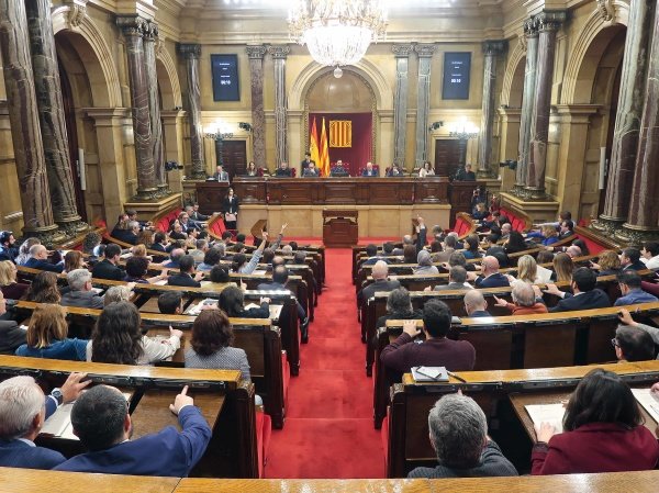 Unha sesión do Parlament de Catalunya (Parlament de Catalunya)