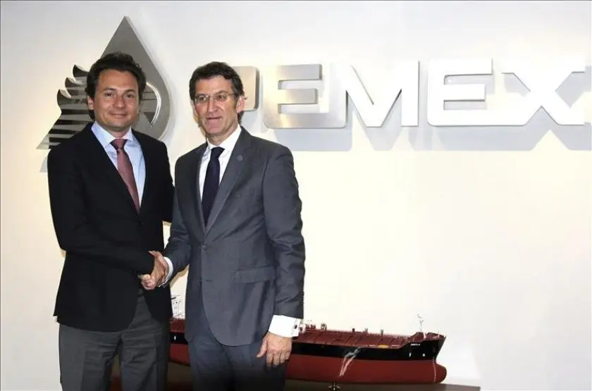 En 2013 e 2013 Emilio Lozoya, ex presidente de Pemex, e o presidente da Xunta, Alberto N&uacute;&ntilde;ez Feixoo, mantiveron dous encontros (Imaxe: Europa Press)