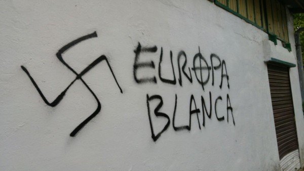 delito de odio pintada fascista racismo