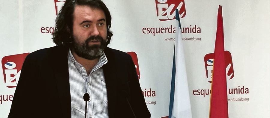 O secretario de organización de Esquerda Unida, Rubén Pérez (Nós Diario).