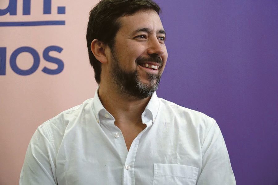 O secretario xeral de Podemos Galicia, Antón Gómez-Reino (Nós Diario). 