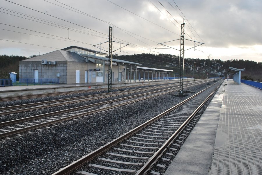 Estación de tren de Ordes, situada a seis quilómetros da vila (Imaxe: Nós Diario).