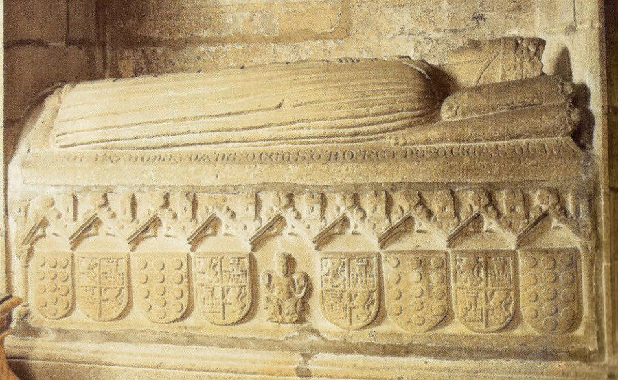 xoana de castro no Panteón Real da catedral de Santiago 2