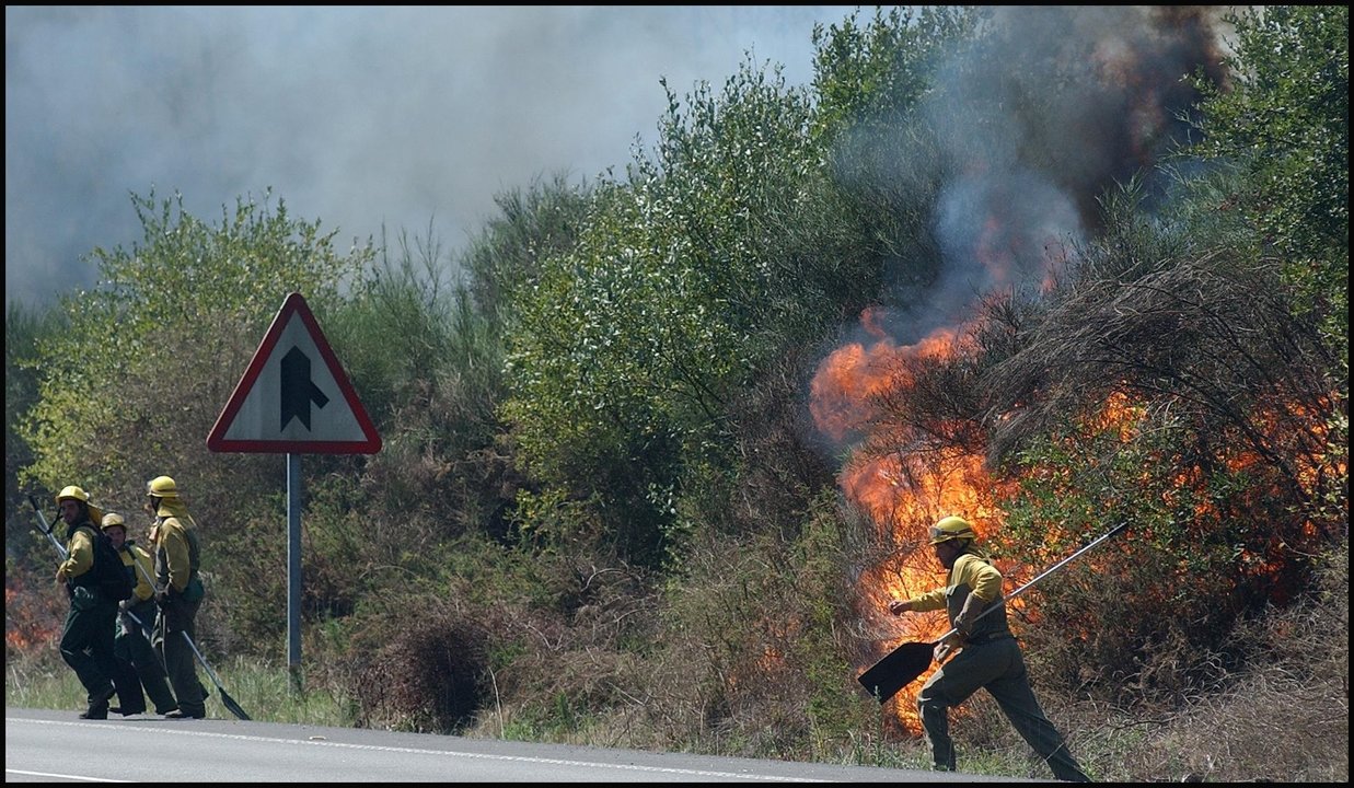 Incendio forestal na Galiza (EP)