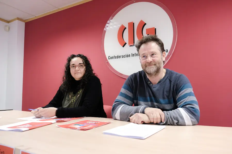 Susana M&eacute;ndez e Paulo carril CIG (Arxina)