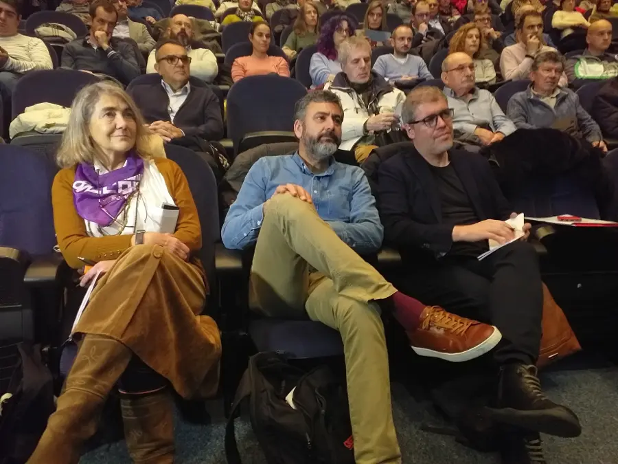 O secretario xeral de CCOO Unai Sordo en Vigo (Europa Press)