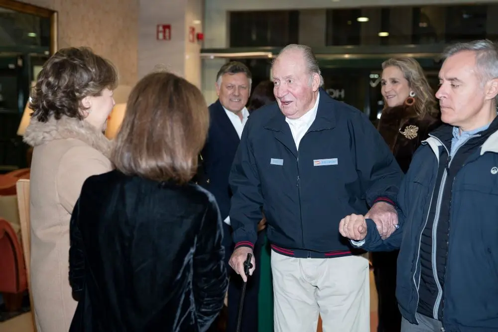 Juan Carlos I de Borb&oacute;n, en Sanxenxo, o ano pasado (Imaxe: Europa Press)