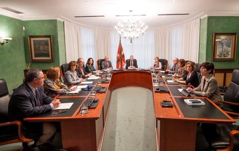 Consello extraordinario do Goberno de Euskadi (Europa Press).