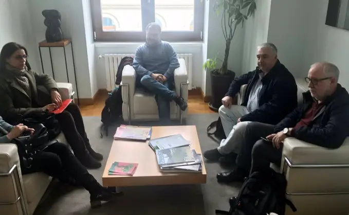 Representantes sindicais na Conseller&iacute;a de Educaci&oacute;n