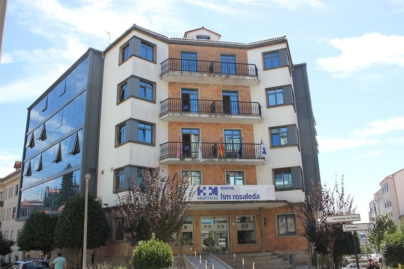 Centro hospitalario HM A Rosaleda en Santiago de Compostela. (Imaxe: HM Hospitais)