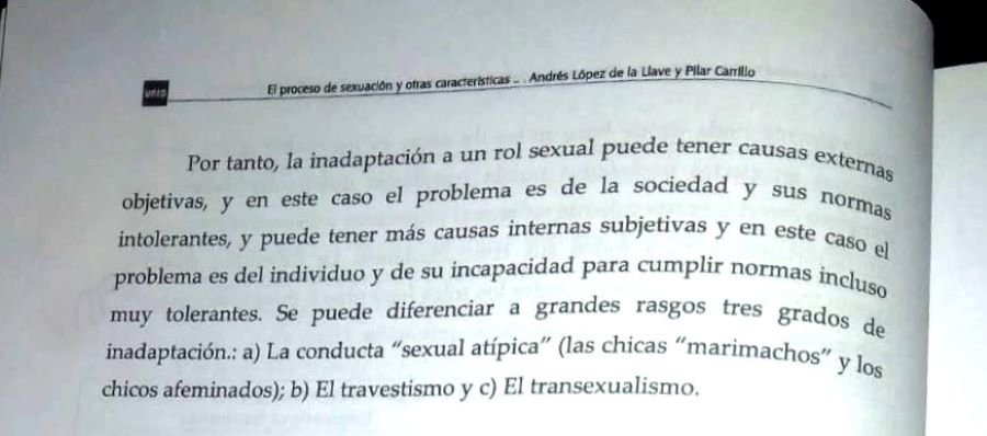 Extracto manual LGBTfobico UNED