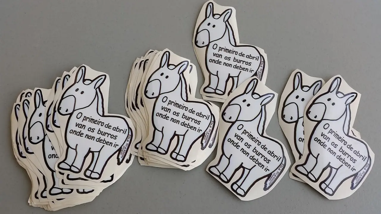 'O d&iacute;a 1 de abril van os burros a onde non deben ir', reza a fraseolox&iacute;a galega (Foto: quendadetarde.blogspot.com)