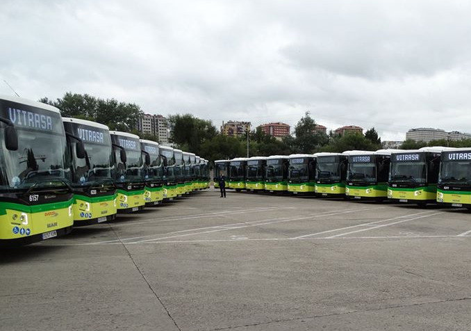 Autobuses de Vitrasa (Foto: Nós Diario).