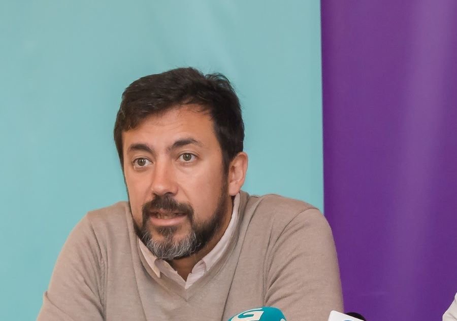O voceiro de Galicia en Común-Anova Mareas, Antón Gómez-Reino (Imaxe: Nós Diario)