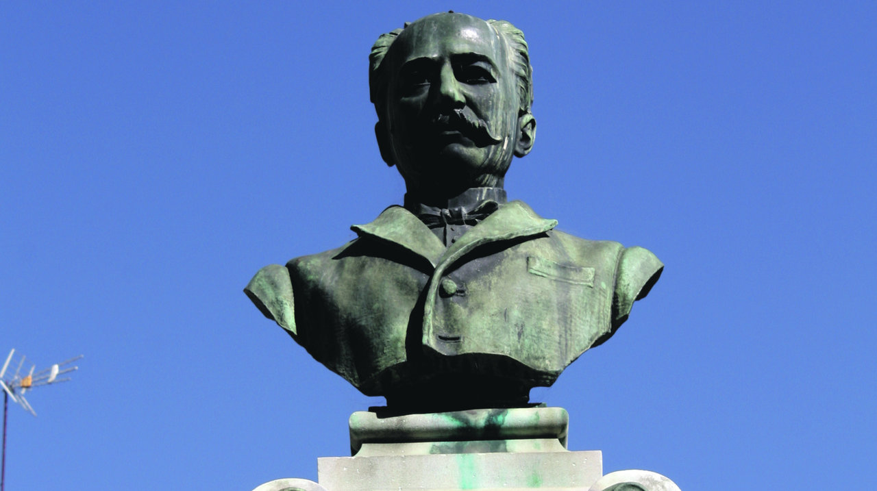 O busto de Xoán Montes, actualmente en restauración, terá a súa nova localización na praza Maior de Lugo.