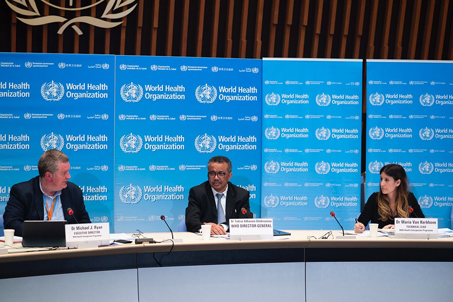 O director da Organización Mundial da Saúde, Tedros Adhanom.