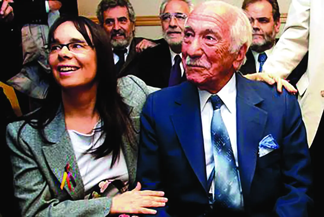 As querelantes In&eacute;s Garc&iacute;a Holgado e Dar&iacute;o Rivas en 2010 (CeAqua)