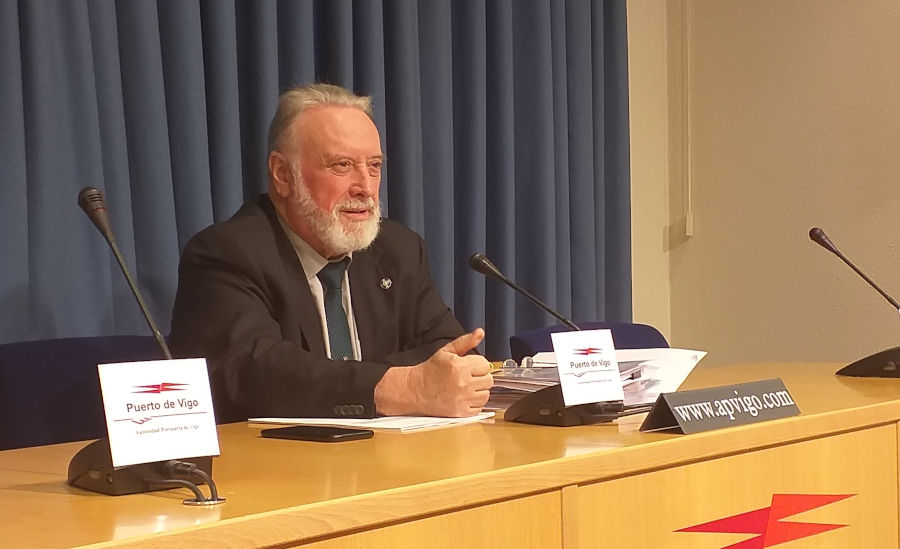 Henrique L&oacute;pez Veiga, presidente da Autoridade Portuaria de Vigo (Europa Press).