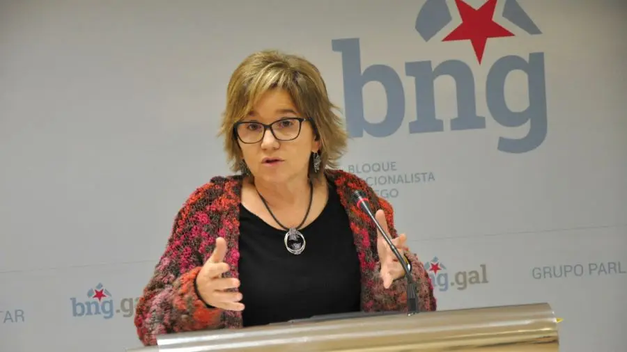 A deputada do BNG Montse Prado (Imaxe: N&oacute;s Diario)