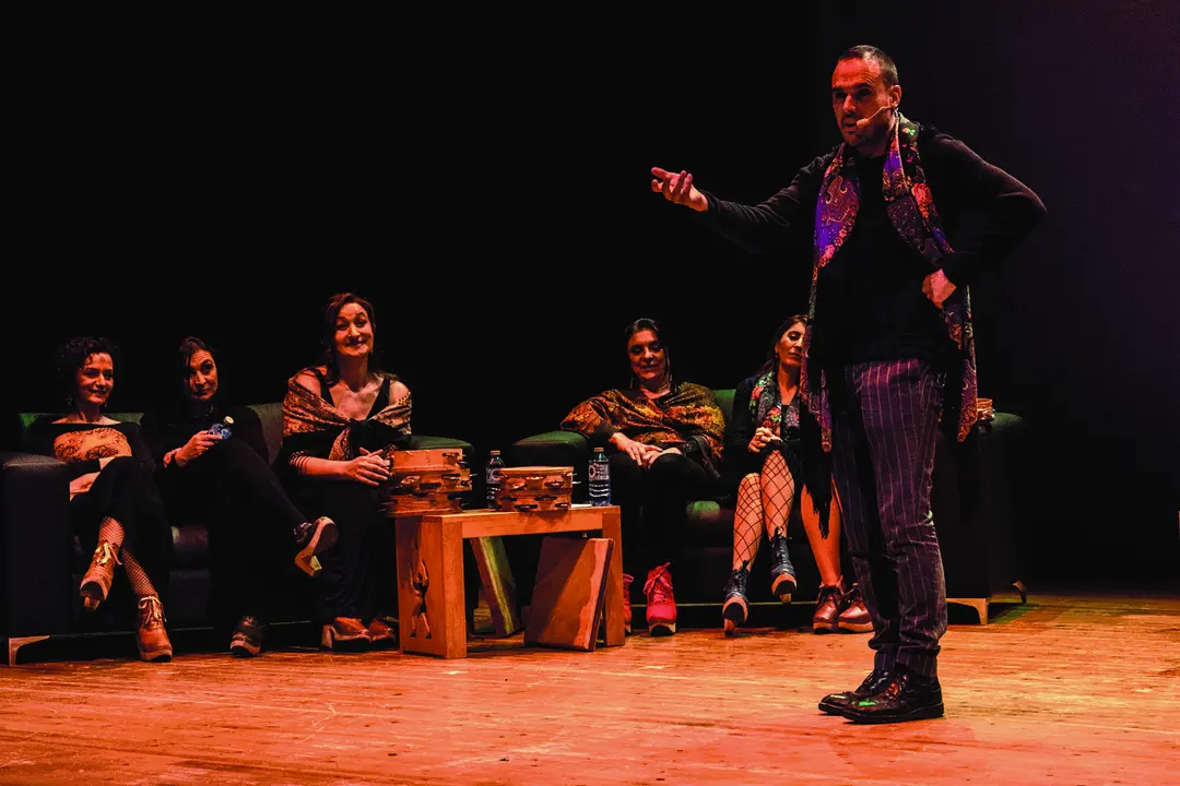 Celso F. Sanmart&iacute;n con Leil&iacute;a
na gala inaugural do Festival Atl&aacute;ntica 2019.