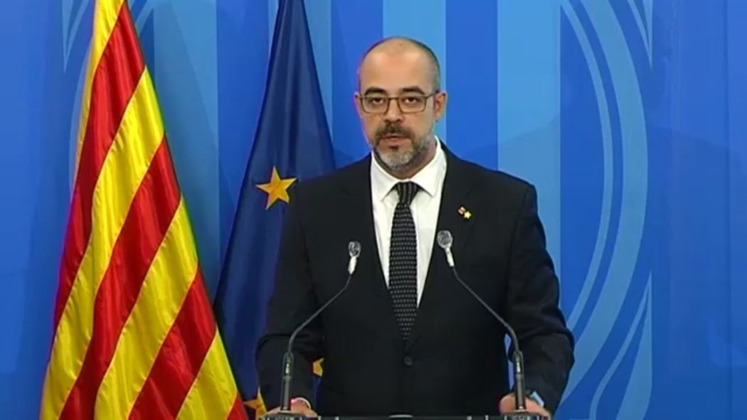 O conseller de Interior da Generalitat expuxo o plan para permitir as manifestacións (Imaxe: Europa Press)