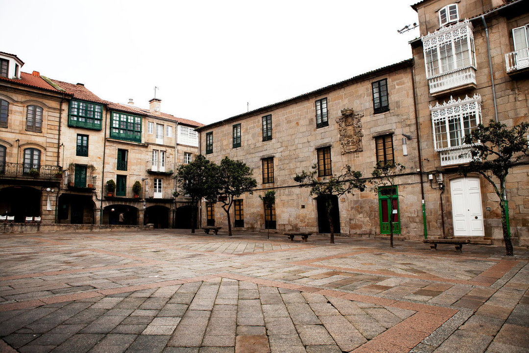 Praza do  Teucro Pontevedra (Turismo,gal)