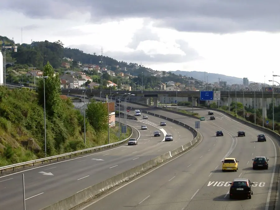 A AP-9 no seu paso por Chapela (Imaxe: Tom&aacute;s Rodr&iacute;guez)