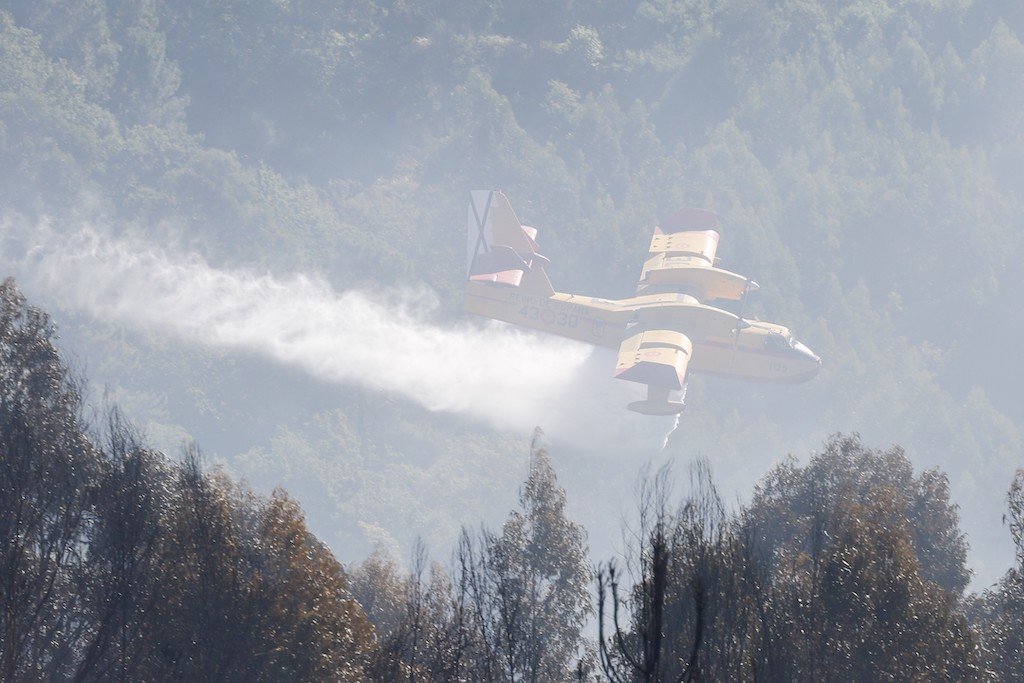 Hidroavión no incendio forestal de Mondariz (Marta Vázquez/EP).

Un hidroavión en el incendio forestal de Mondariz (Pontevedra)

  (Foto de ARCHIVO)

8/10/2018