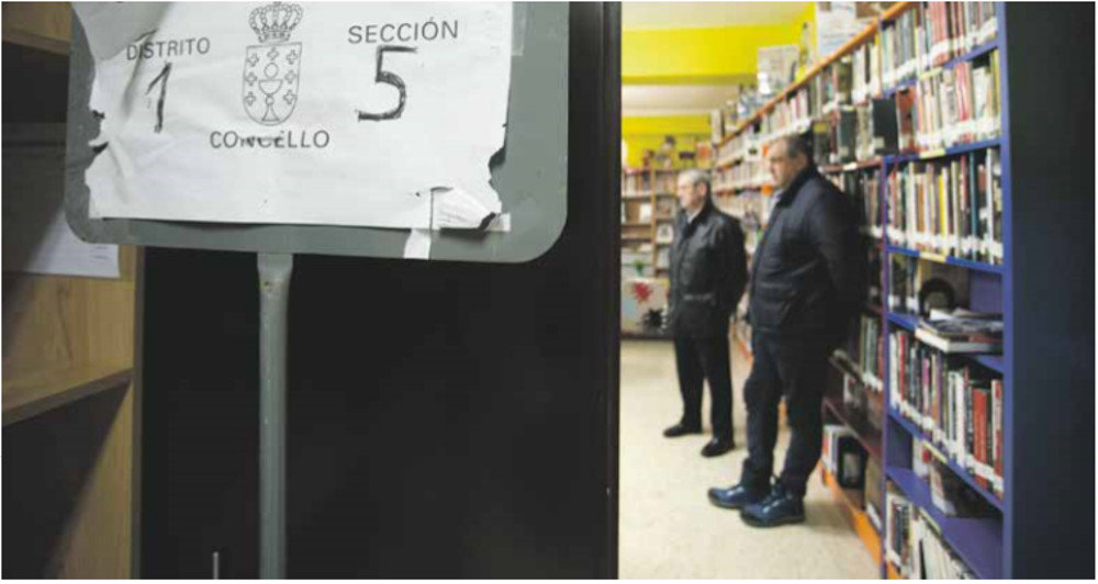 Colexio electoral en Burela, Carlos Crespo Europa Press
