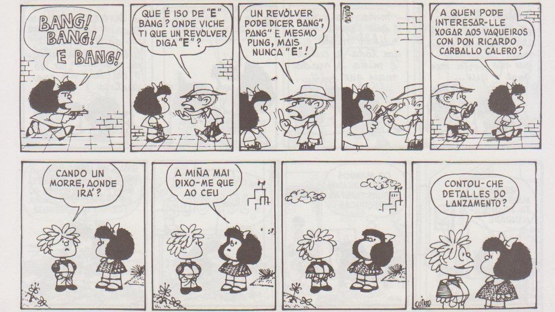 &#39;Mafalda&#39; en galego (1984).