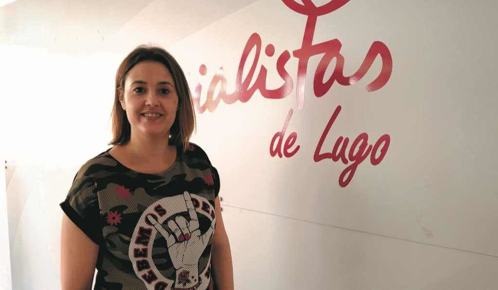 A concelleira burelá e secretaria provincial do PSdeG, Patricia Otero, lidera a lista do PSdeG por Lugo. (1)