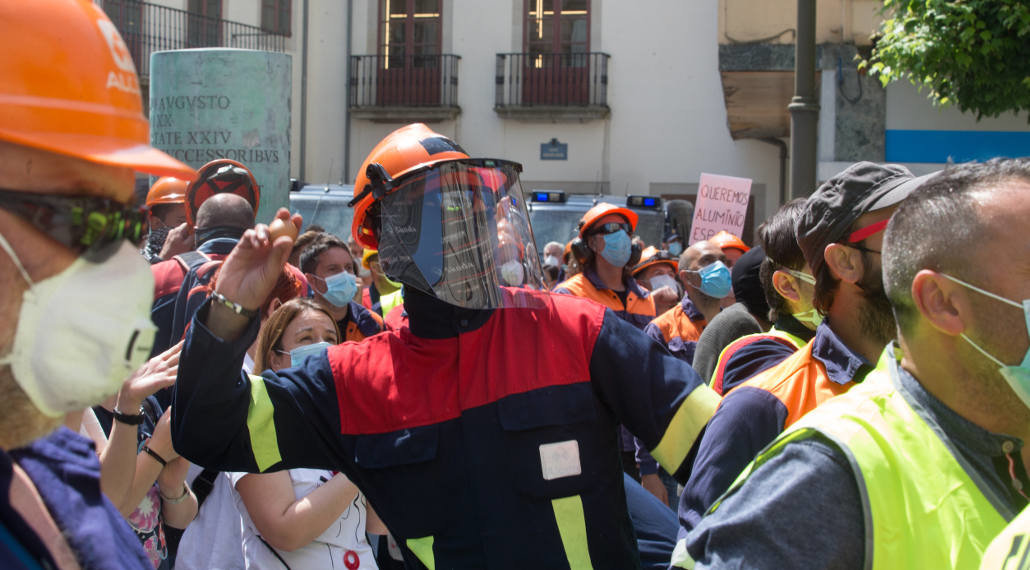 Alcoa protesta lugo despedimentos industria (Carlos Castro Europa Press)