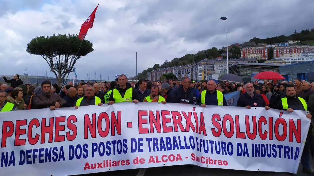 Manifestaci&oacute;n das auxiliares en Viveiro (N&oacute;s Diario)