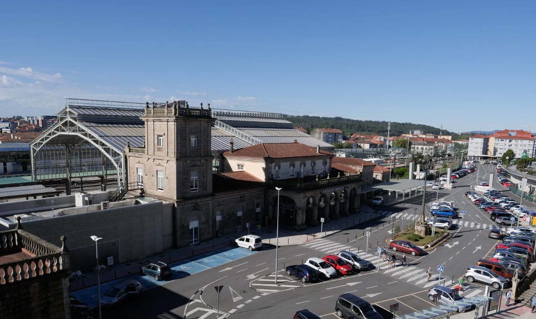 Estación de tren de Santiago de Compostela. (Foto: Arxina)