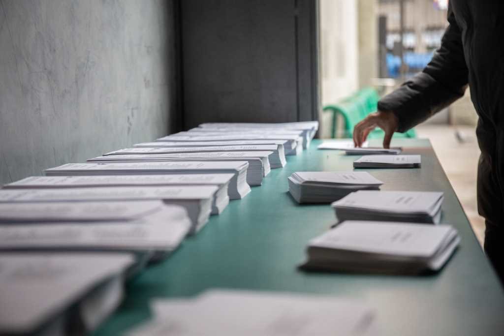 Colexio electoral (Imaxe: David Zorrakino / EP)