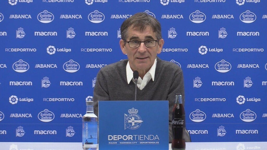 Fernando Vázquez, adestrador do Deportivo (Foto: EP).