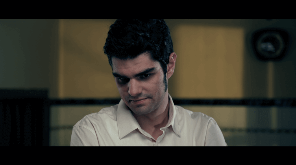 Fotograma do filme &#39;Reboiras. Acción e corazón&#39; (Alberte Mera, 2020). O actor Daniel Celester dá vida a Moncho Reboiras na pantalla.