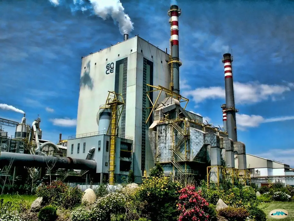Planta de Ence en Pontevedra (Foto: N&oacute;s Diario).