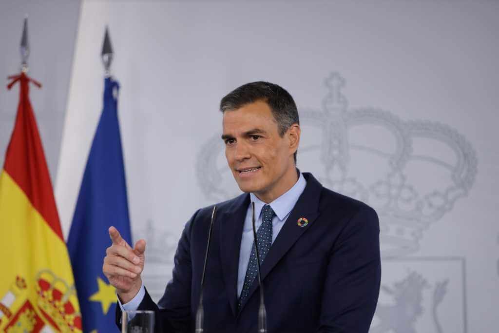 O presidente do Executivo, Pedro Sánchez, onte en rolda de prensa após o Consello Ministerial (Imaxe: R.Rubio.Pool / Europa Press)