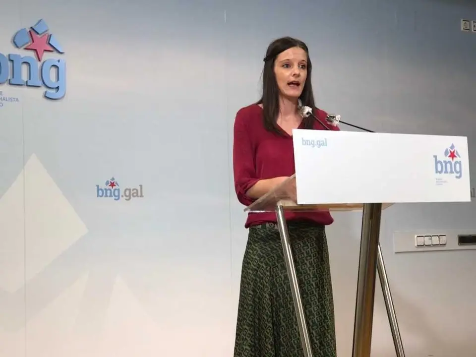 A viceportavoz parlamentar do Bloque, Olalla Rodil (Imaxe de arquivo).