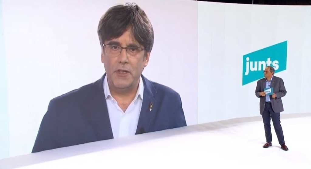 Puigdemont impulsa Junts, agora como partido e non coalición. 