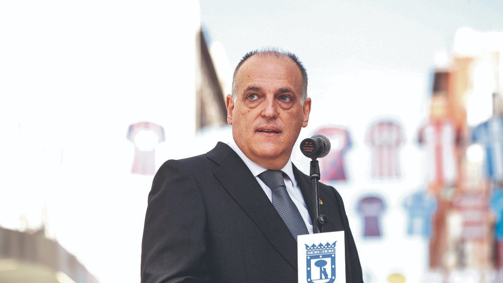 Javier Tebas Medrano, presidente da Liga de Fútbol Profesional. (Foto: Europa Press).