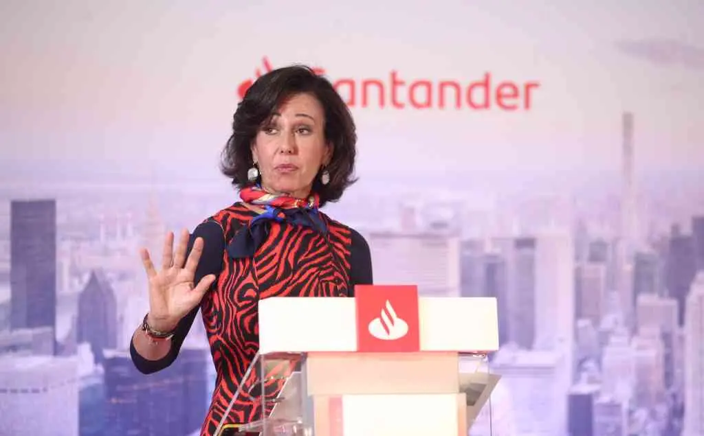 A presidenta do Banco Santander, Ana Patricia Bot&iacute;n (Imaxe: Europa Press).