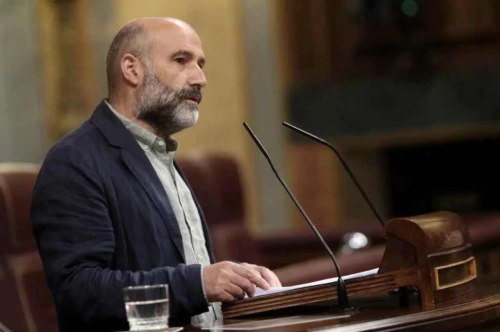 O deputado do BNG no Congreso, N&eacute;stor Rego