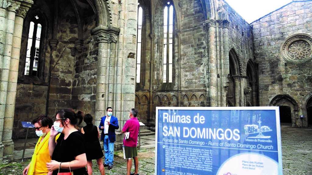 Ruínas de San Domingos, en Pontevedra.