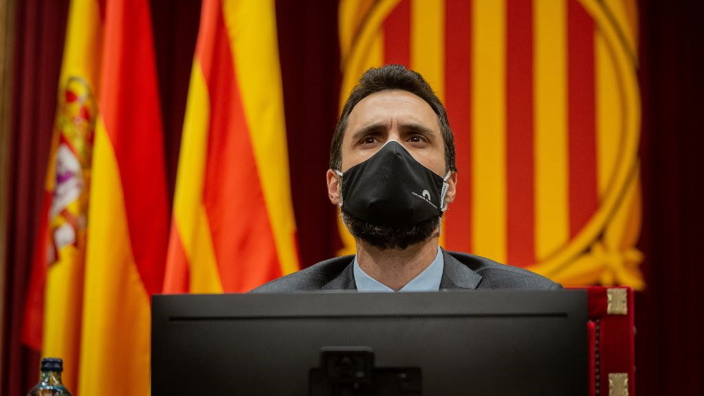 O presidente do Parlamento de Catalunya, Roger Torrent. (Foto: Europa Press)